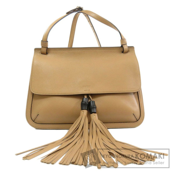 Gucci Handbags - Gucci Bamboo Daily Shoulder Bag Calfskin